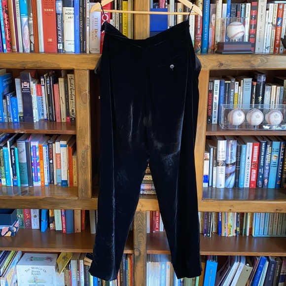 Ralph Lauren Velvet Slacks - Picture 3 of 3